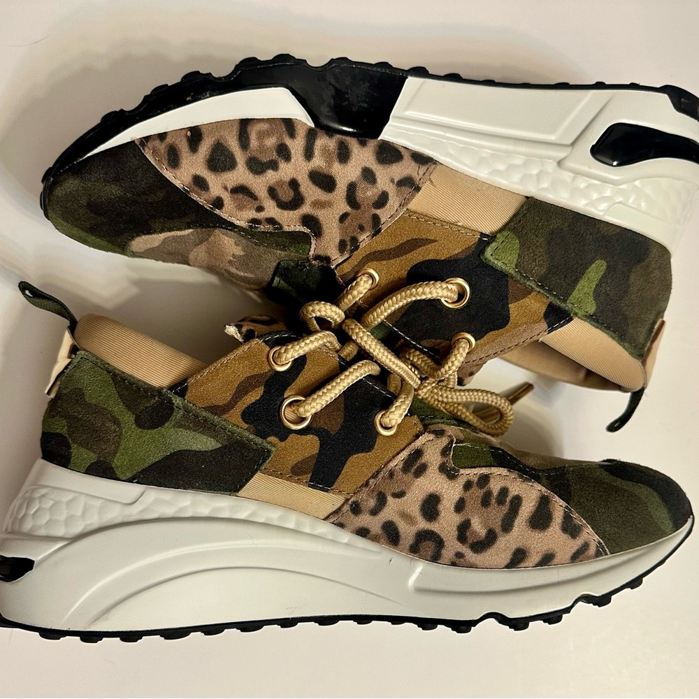 Steve Madden Camouflage and Leopard Women's Sneakers